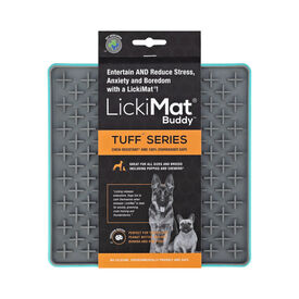 Comedero LickiMat Tuff Buddy Azul para perro