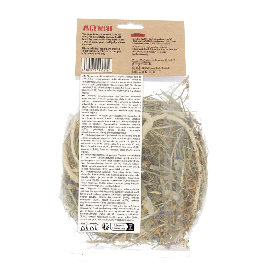 Rosewood Snack Corona Navideña para Roedores thumbnail