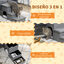PawHut Escalera para Perros Escalera Rampa para Mascotas de 3 Peldaños con Tapas 3 Cajas de Almacenamiento Cueva y Cojín Lavable para Cama Sofá 73,5x33x40,5 cm Gris, , large indicador imagen numero 5