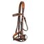 Cabezada inglesa doma con doble rienda Biothane | Marr&oacute;n y avellana | Equipamiento para el caballo | Producto de Guarnicioner&iacute;a | Tradici&oacute;n artesana | Color Marr&oacute;n | Los Nietos, , large indicador imagen numero 1