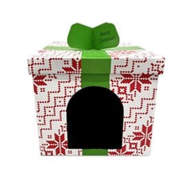 Rascador caja de regalo para gatos Bubimex