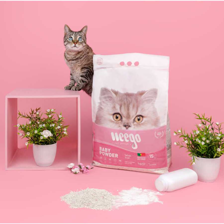 Weego Baby Powder Arena Aglomerante para gatos thumbnail