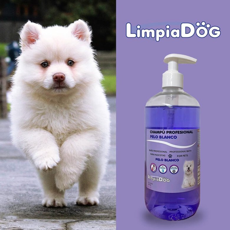 Limpiadog Limpiadog Champu Para Perros Pelo Blanco, Ilumina El Pelaje De Tu Mascota Aroma Fresco Y Natural, , large image number null