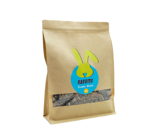 Flower Snack para Conejos &ndash;500 g - Mixtura de Hierbas y Flores como alimento complementario para Roedores &ndash; Mejora la digesti&oacute;n, , large Imagen numero 2
