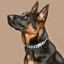 Baona collar henderson azul y blanco para perros, , large indicador imagen numero 2