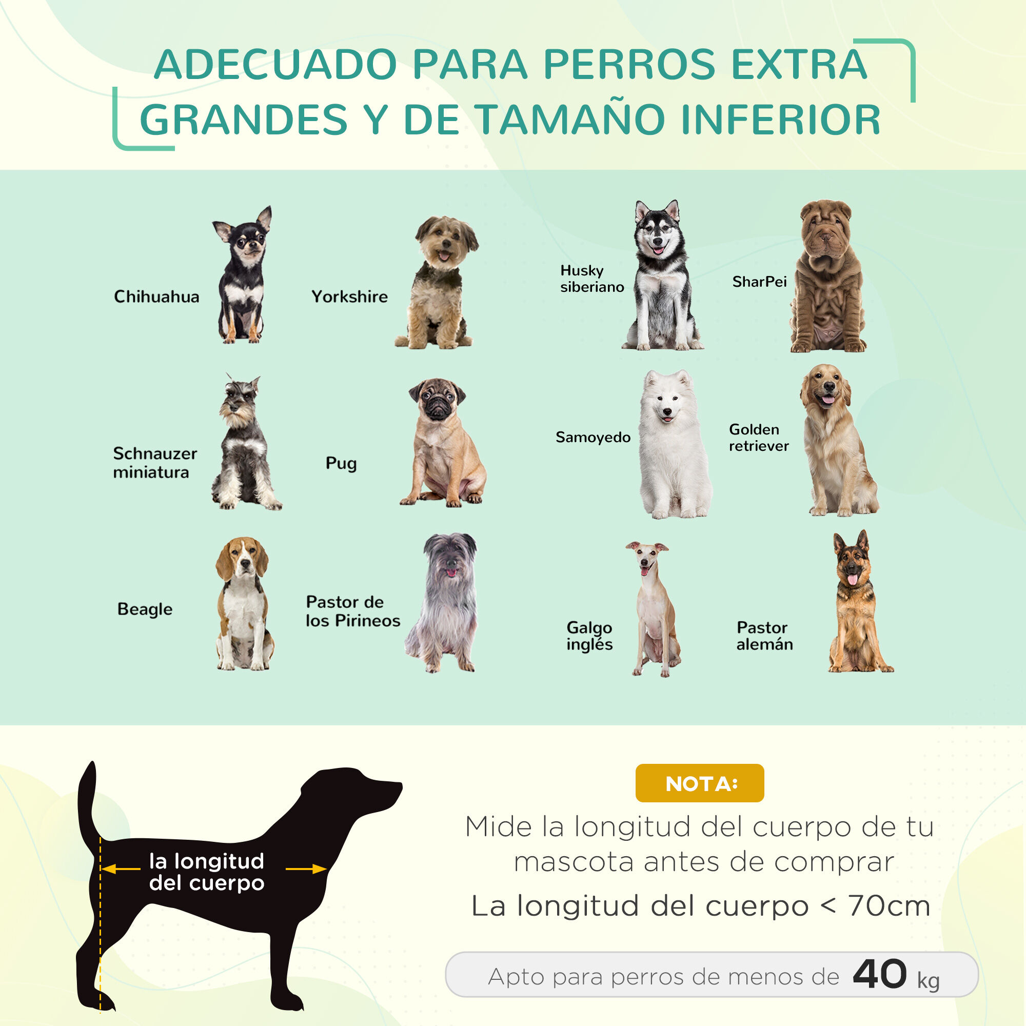 PawHut Cama Elevada para Perros Gatos Transpirable Cama Mascotas para Dormir Relajar con Marco de Acero para Interiores Exterior 130x90x20 cm Negro, , large Imagen numero 4