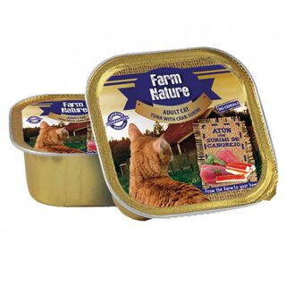 Comida húmeda Farm Nature Atún para gatos 100 g sabor Atun