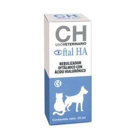 Oftal HA nebulizador 25 ml cuida, hidrata y alivia la irritaci&oacute;n ocular en perros y gatos Chemical Ib&eacute;rica