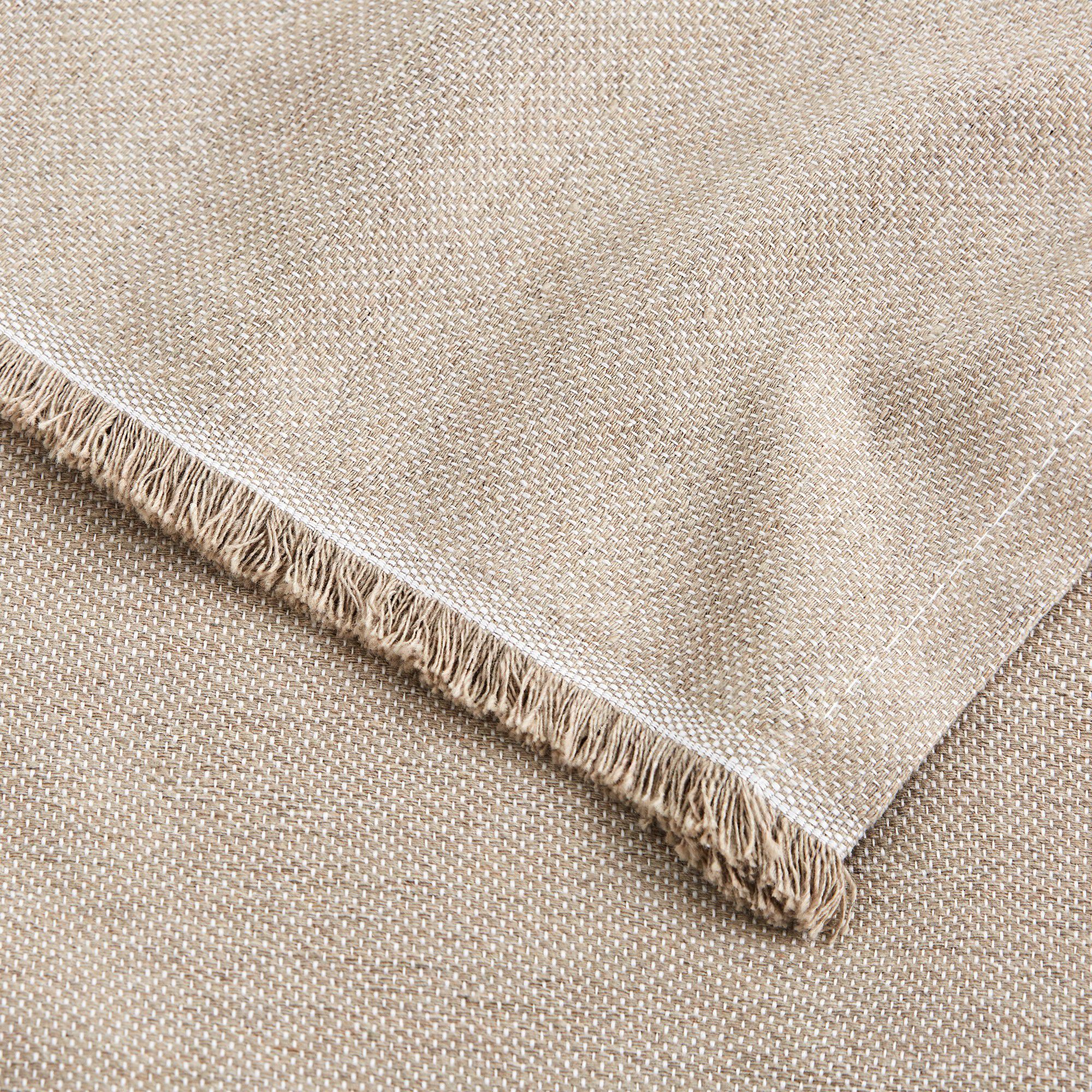 Plaid  Liso180x260 cm  Beige, , large Imagen numero 3