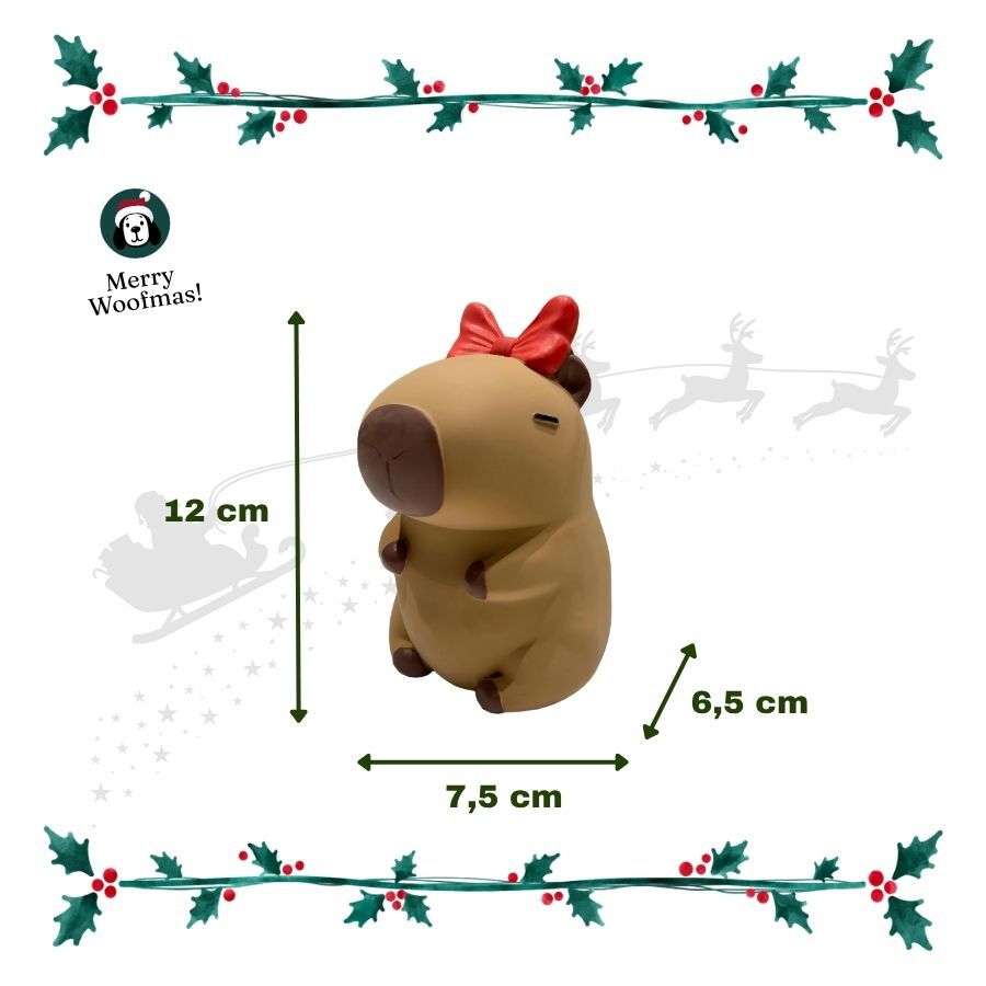 Wonder Christmas Capibara L&aacute;tex Peluche para perros, , large Imagen numero 3