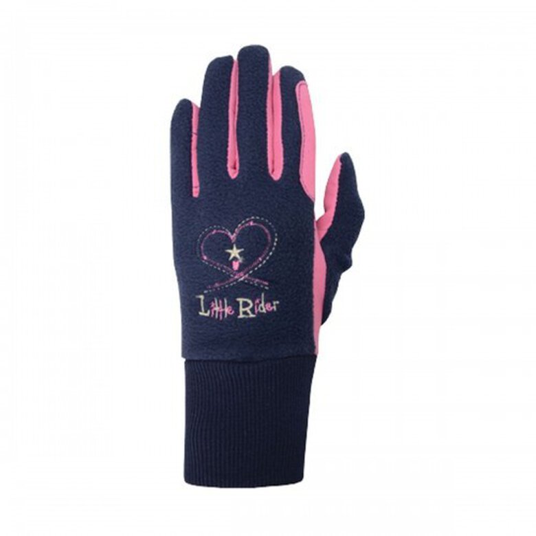 Guantes hípica Little Rider Riding Star infantiles color Rosa, , large image number null