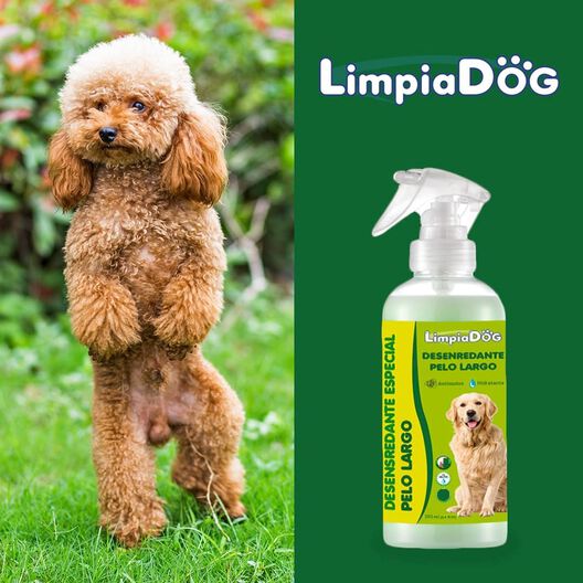 Limpiadog Spray Natural Desenredante 500ML, Suavizante y Acondicionador para Perros y Gatos - Ayuda a Eliminar los Nudos - Adecuado para Todo Tipo de Pelaje y Todo Tipo de Razas, , large image number null