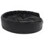 Vidaxl sofá acolchado ovalado con cojín negro para perros, , large indicador imagen numero 7