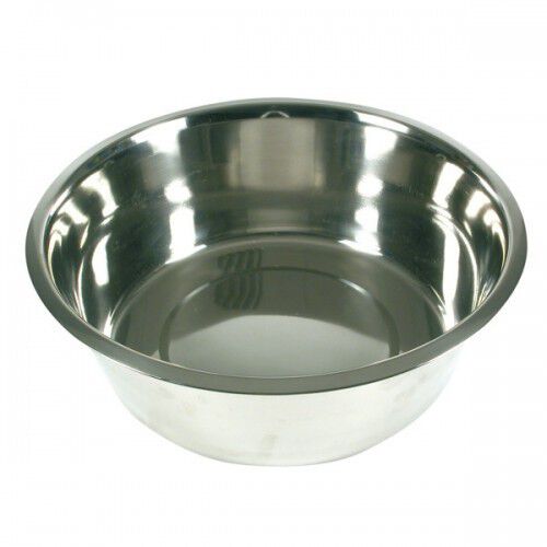 Comedero de acero inoxidable color Gris