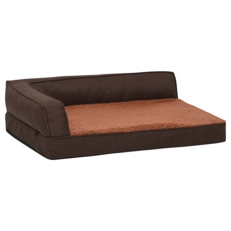 Vidaxl colchón - sofá marrón perro, , large image number null