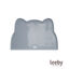 Leeby Alfombrilla Antideslizante Comedero forma Gato Gris para perros y gatos, , large indicador imagen numero 2