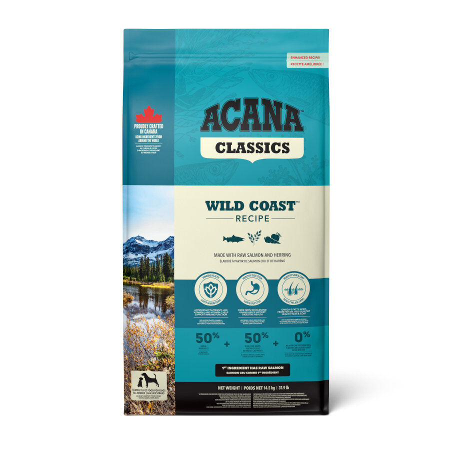 14.5 kg Acana Classics Wild Coast Pescado pienso para perros, , large Imagen numero 1