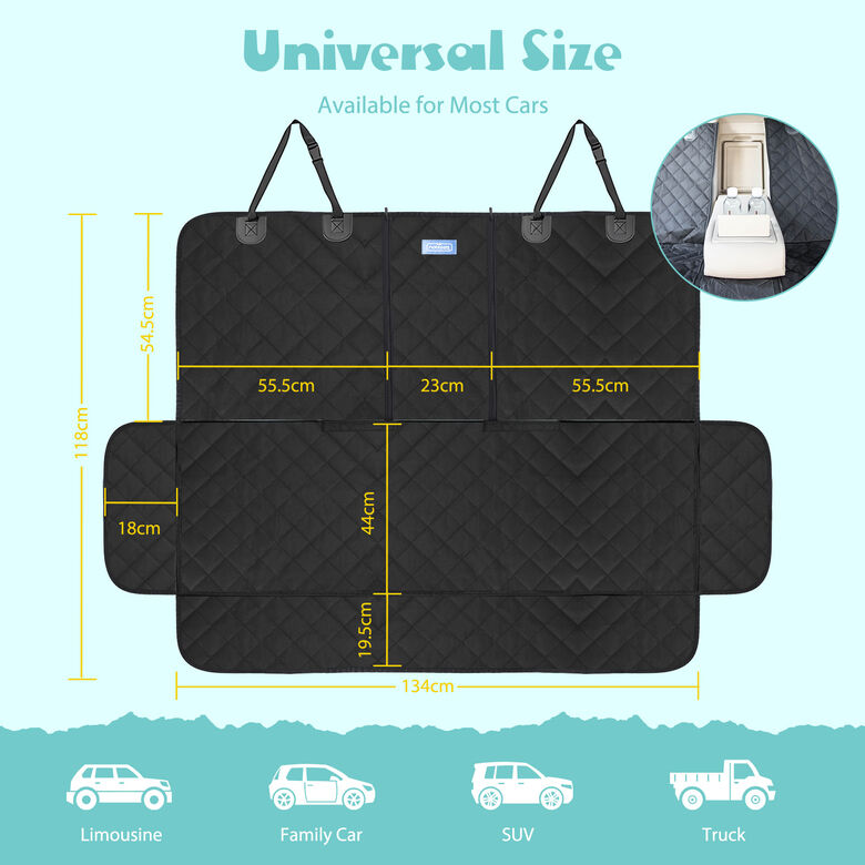 Nobleza Funda Impermeable para Asiento de Coche para perro thumbnail