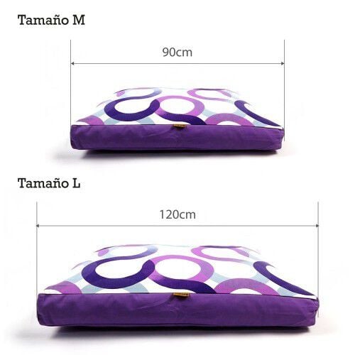 Colch&oacute;n para perros The Pet Lover Aros color lila, , large Imagen numero 2