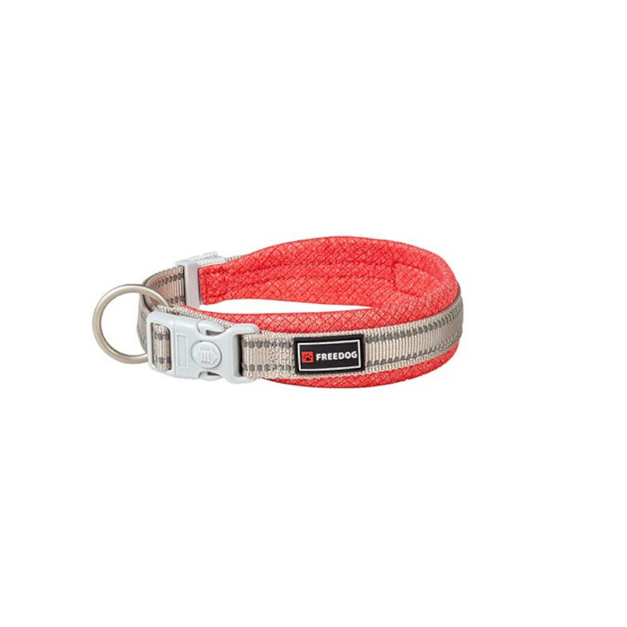 Freedog Shiva Reflectante Rojo collar para perros, , large Imagen numero 1