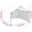 vidaXL Caseta perros exterior con cubierta 2x2x1,5 m acero galvanizado, , large indicador imagen numero 5