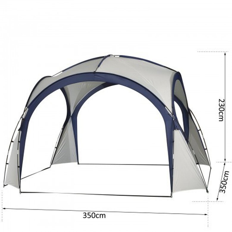 Toldo abierto impermeable Outsunny color Varios, , large image number null