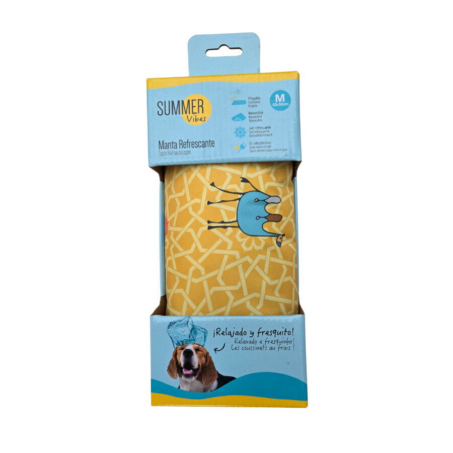 Summer Vibes Manta refrescante con estampado para perros, , large Imagen numero 4