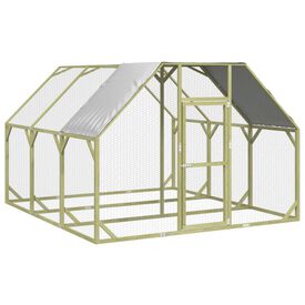VidaXL Gallinero exterior madera 