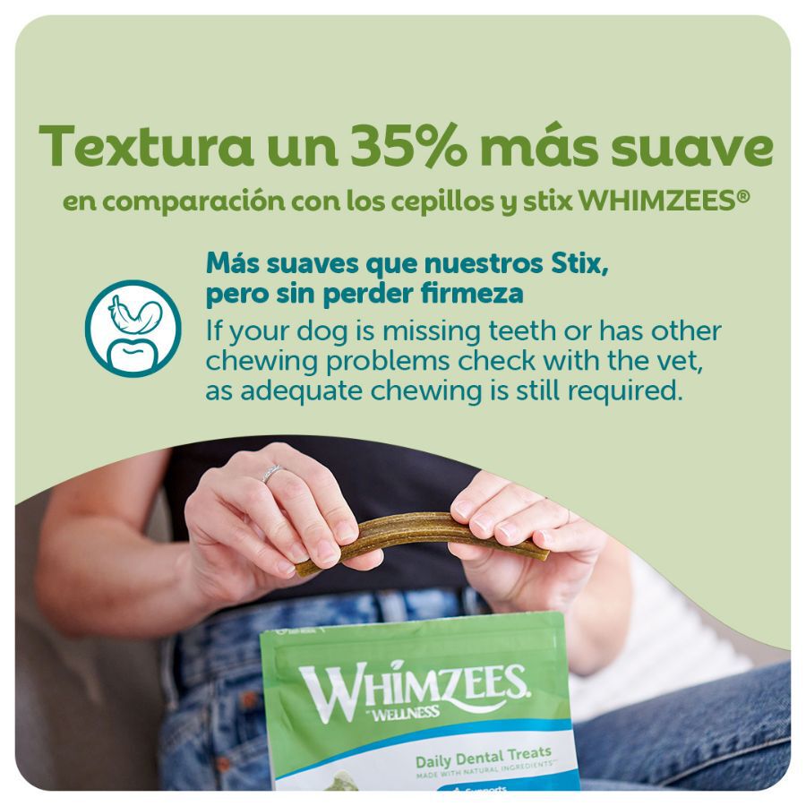56 barritas Whimzees Snacks Dentales Soft Value Bags XS para perros, , large Imagen numero 3