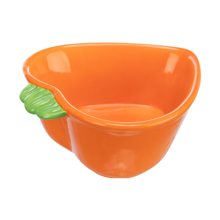 Trixie Comedero de Cerámica Zanahoria para roedores