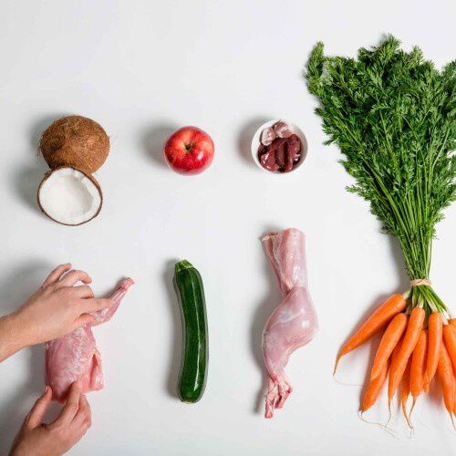 CRU carne natural de conejo para perros, , large Imagen numero 2