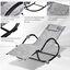 Outsunny Conjunto de 2 Mecedoras de Exterior Tumbonas Mecedoras con Reposacabezas Reposabrazos y Marco Met&aacute;lico Carga 160 kg para Jard&iacute;n Terraza 160x61x79 cm Gris, , large indicador imagen numero 5