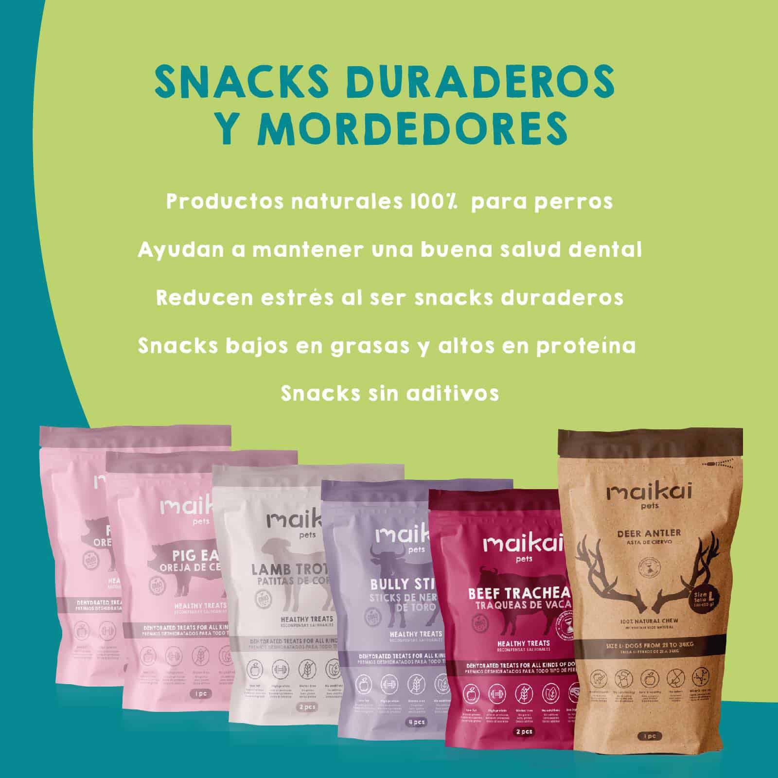 Caja Regalo Navidad - Pack de 5 Mordedores + asta de ciervo para perros, , large Imagen numero 3