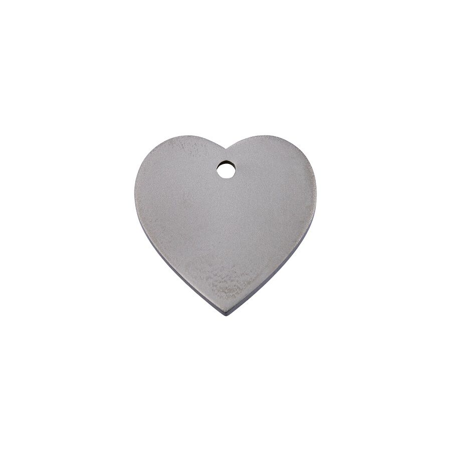 Placa identificativa Titanio Coraz&oacute;n para perros, , large Imagen numero 1