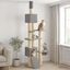 vidaXL &Aacute;rbol para gatos del suelo al techo con poste de sisal Torre para gatos, , large indicador imagen numero 2