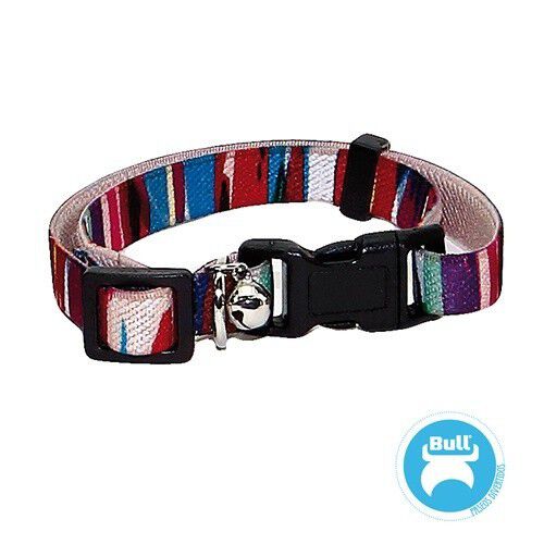 Collar el&aacute;stico de nylon Fashion para gatos color Multicolor, , large Imagen numero 1