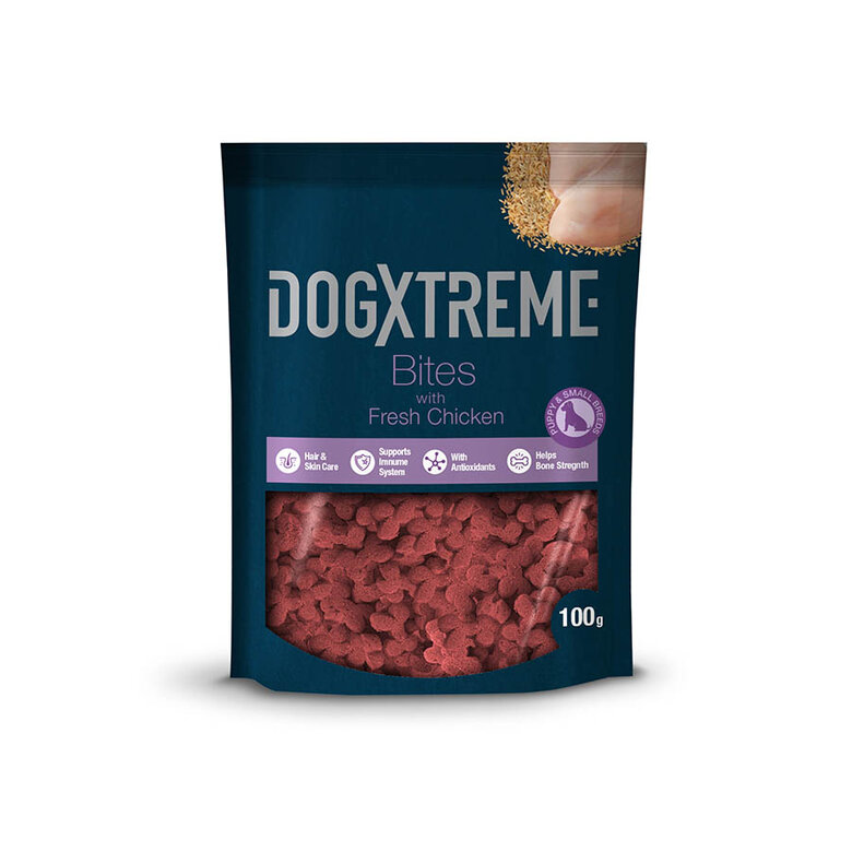 Dogxtreme Bites Puppy Snacks Semihúmedos para cachorros, , large image number null