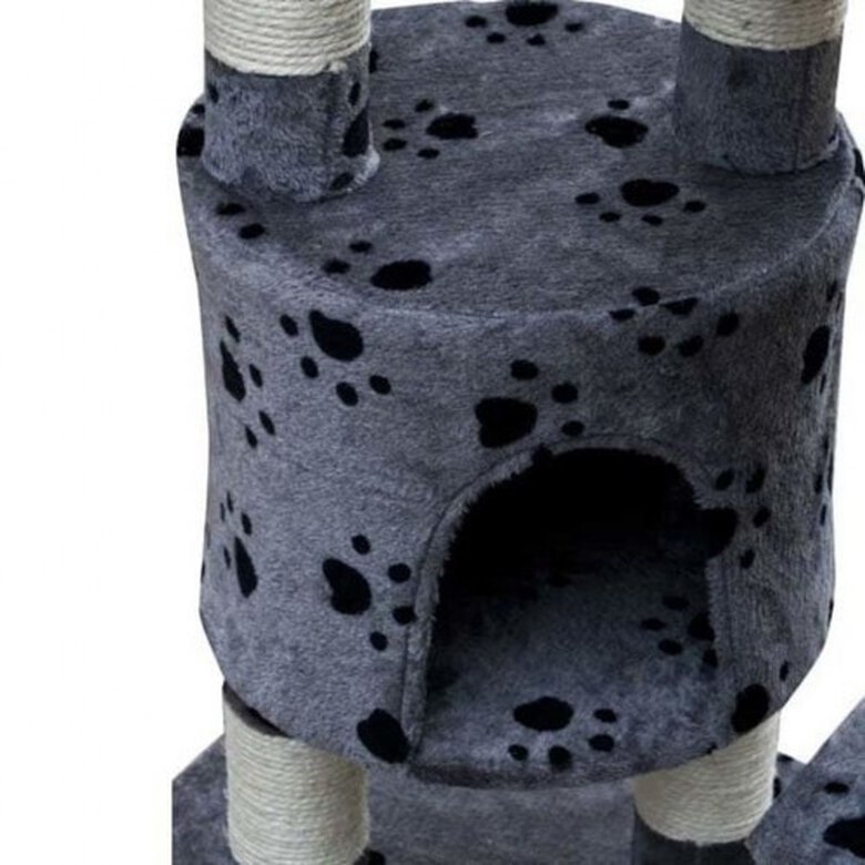 Rascador XL para gatos color Gris Huellas, , large image number null