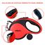 Edipets correa extensible con sistema de frenado rojo para perros, , large indicador imagen numero 3