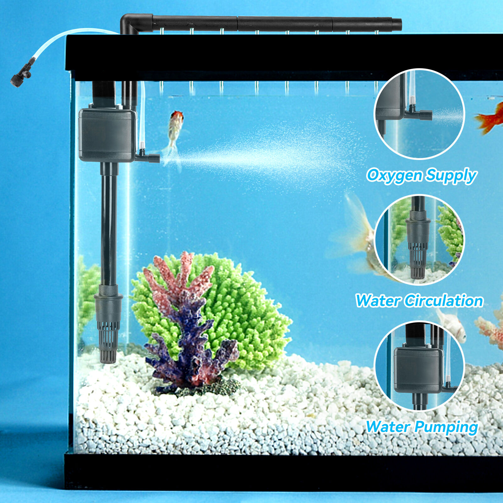 Nobleza Bomba Sumergible con Oxigenación para acuarios thumbnail