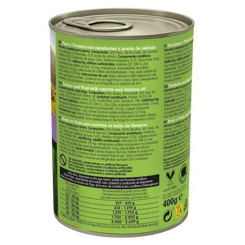 Comida h&uacute;meda Wet Food Adult para perros sabor Pavo/Ternera, , large Imagen numero 2