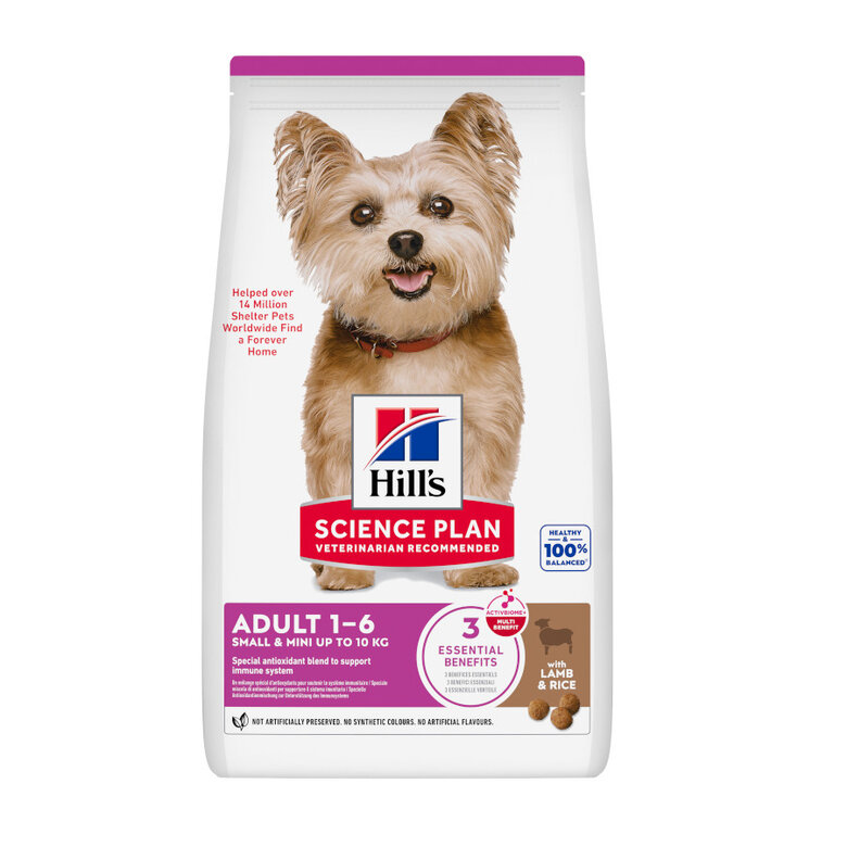 1.5 kg Hill's Science Plan Adult Small y Mini Cordero pienso para perros