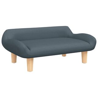 vidaXL Cama de Tela gris oscuro para perros