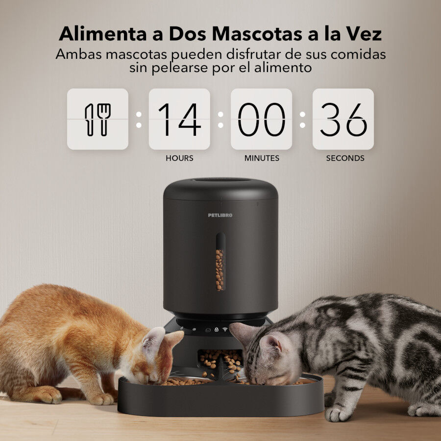 Petlibro Granary Comedero Autom&aacute;tico con Doble Bandeja para perros y gatos, , large Imagen numero 2