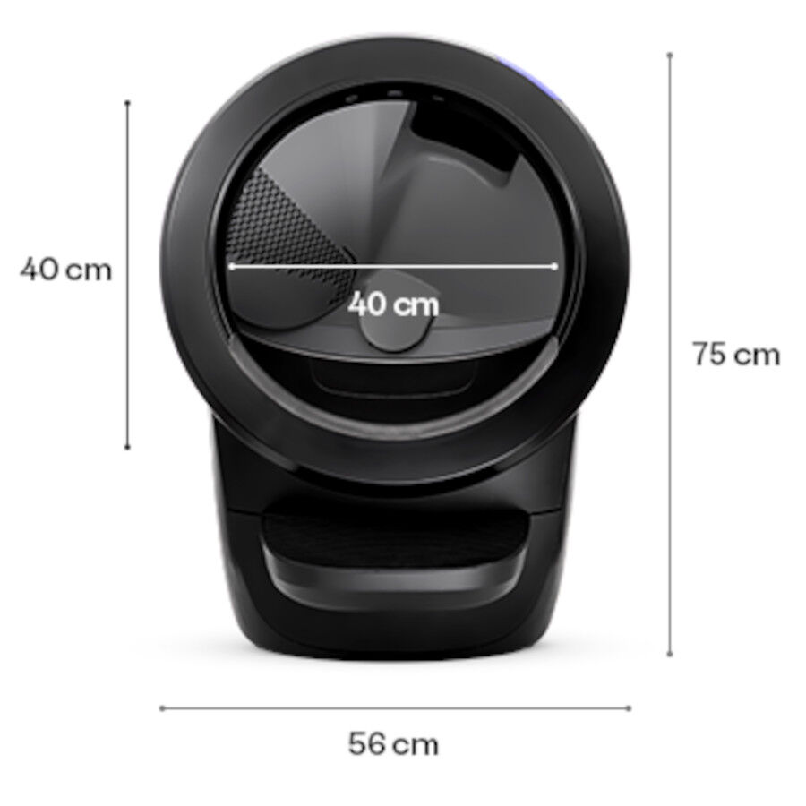 Litter-Robot Arenero Autolimpiable Negro para gatos, , large Imagen numero 3