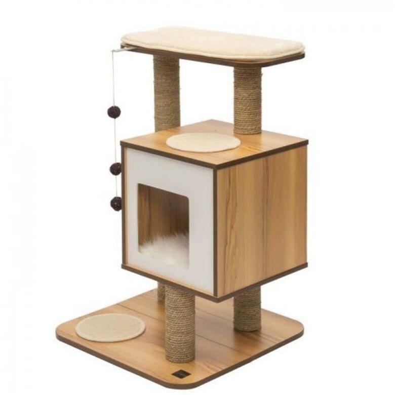 Vesper V-BASE Rascador Con Cueva para gatos thumbnail