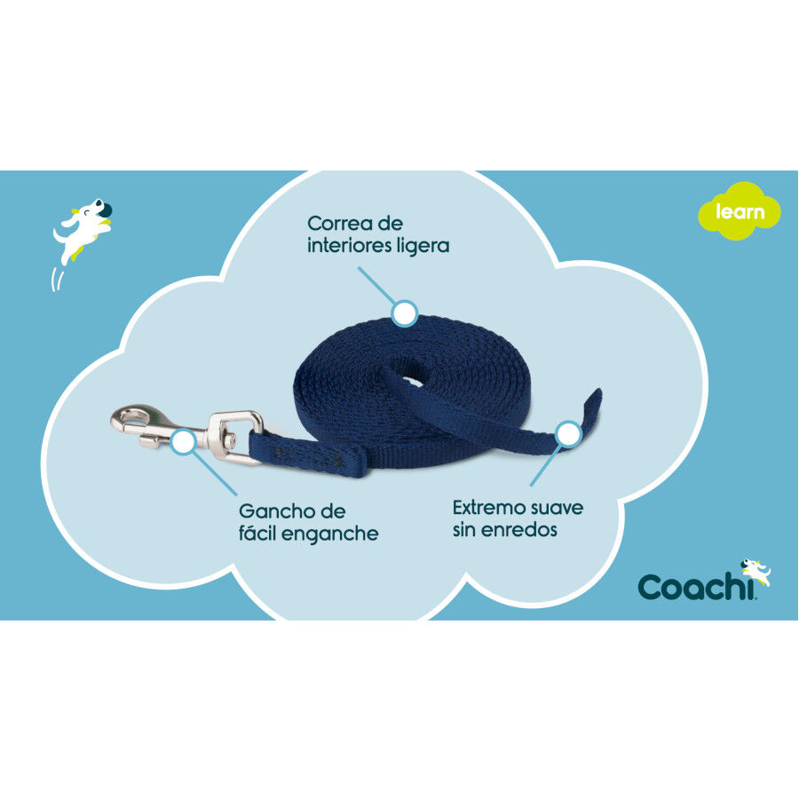 Coachi correa de adiestramiento azul para cachorros, , large Imagen numero 4