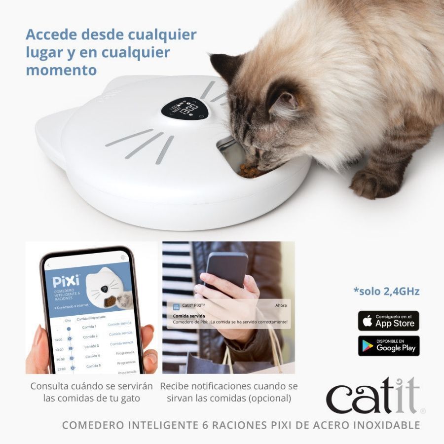 Catit Comedero Inteligente con Bandeja para gatos, , large Imagen numero 4