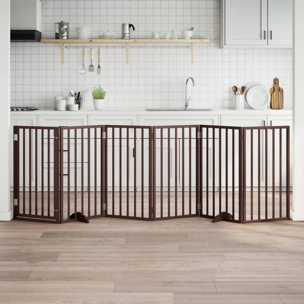 VidaXL Puerta Plegable Madera para Perros thumbnail