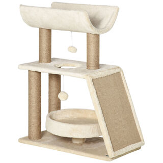 PawHut Árbol para Gatos Marrón